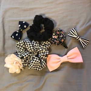 Various hair pieces